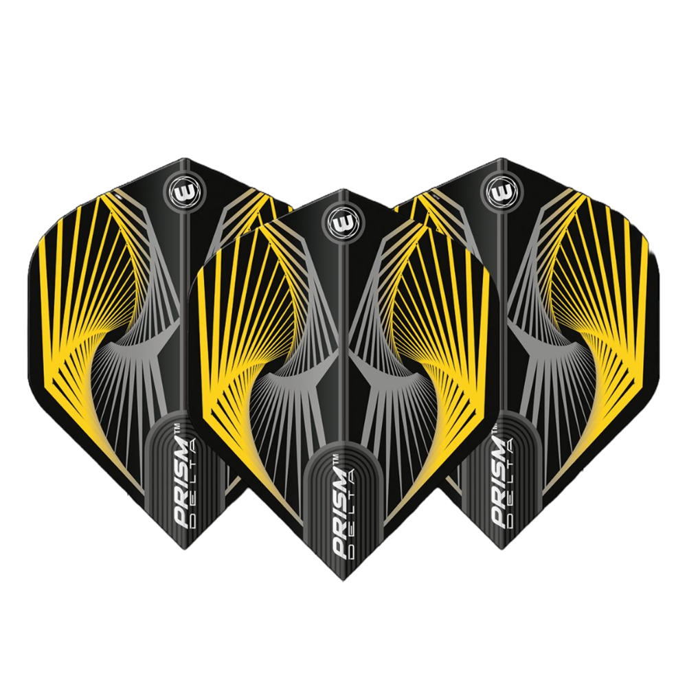 Winmau Prism Delta Yellow & Grey Dart Flights