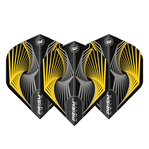 Winmau Prism Delta Yellow & Grey Dart Flights