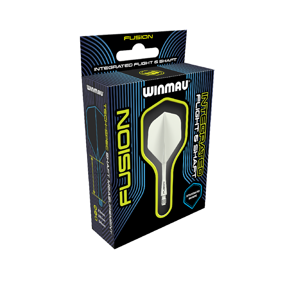 Winmau Fusion Integrated White Flight & Shaft