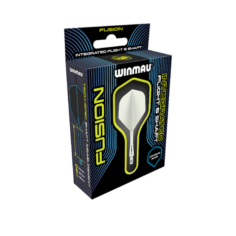 Winmau Fusion Integrated White Flight & Shaft