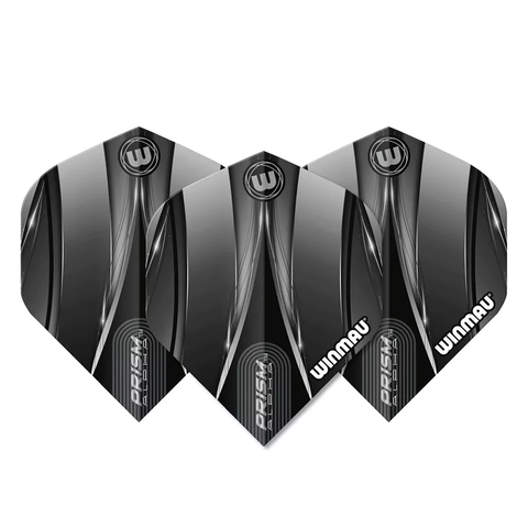 Winmau Prism Alpha Black Dart Flights