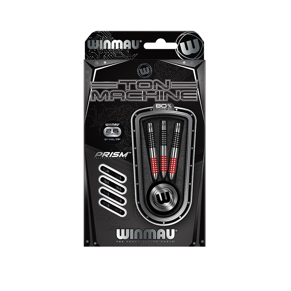 Winmau Ton Machine 80% Tungsten Alloy Steeltip Darts