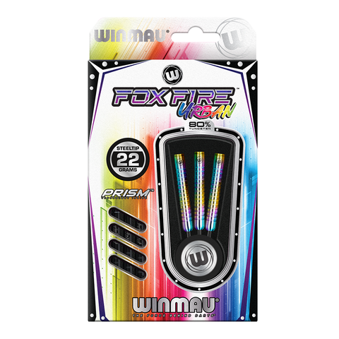 Winmau Foxfire Urban 80% Tungsten Alloy Steeltip Darts