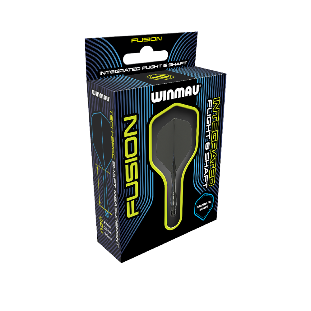 Winmau Fusion Integrated Black Flight & Shaft