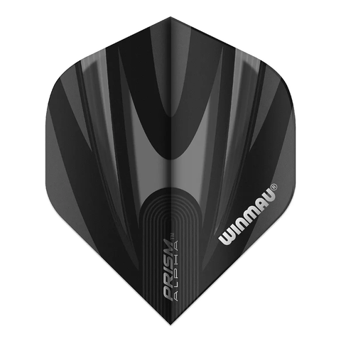 Winmau Prism Alpha Black & Grey Dart Flights